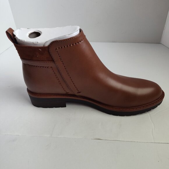 Ladies SZ 6.5M Tommy Hilfiger Medium Brown Bootie - Picture 4 of 5